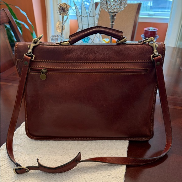 Brown Leather Men's Bag FLOTO - Picture 6 of 14